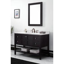 Wooden One Main Cabinet Mirrored Modern Bathroom Cabinet (JN-8819713C)